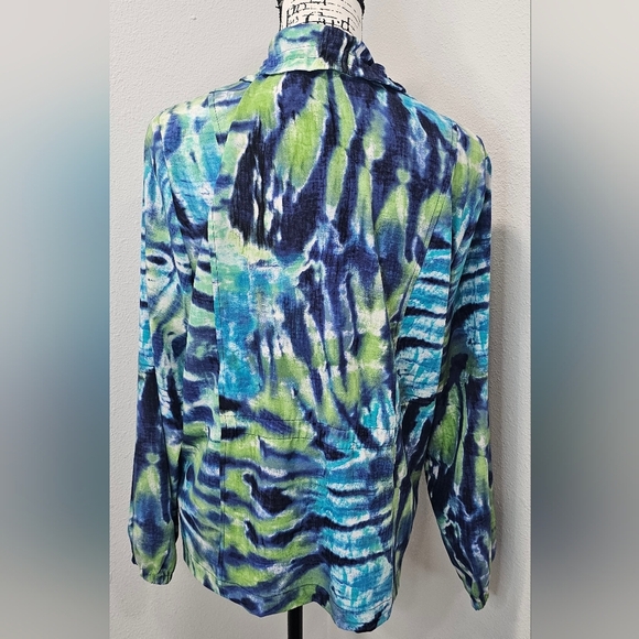 Chicos Zenergy Women’s Full Zip Jacket Multicolored Size 2 (Large) - Picture 6 of 16